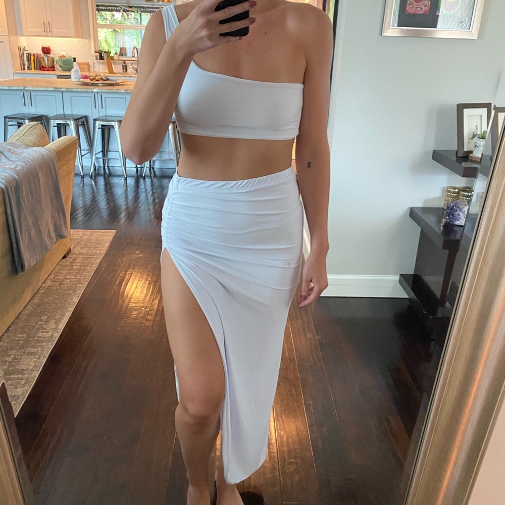 White Two Piece Set
